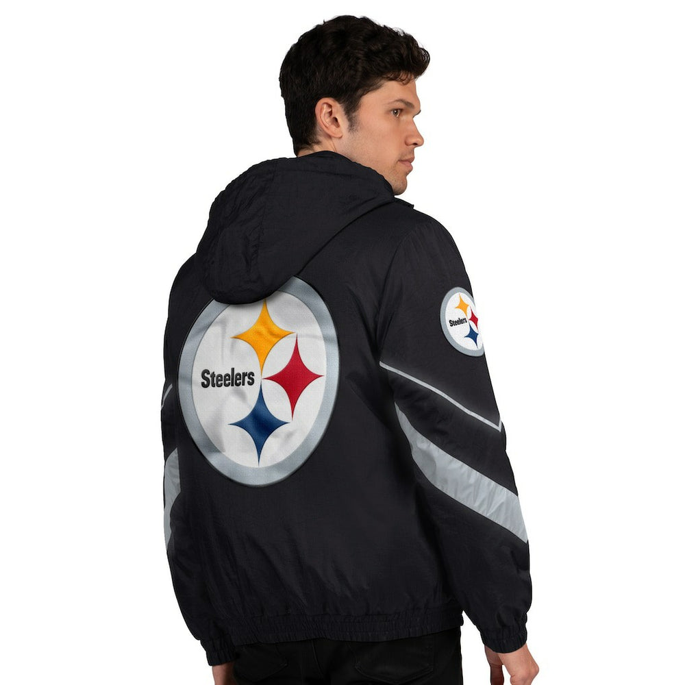 Pittsburgh Steelers Starter Thursday Night Gridiron Full-Zip Jacket Black/Gold - NFL