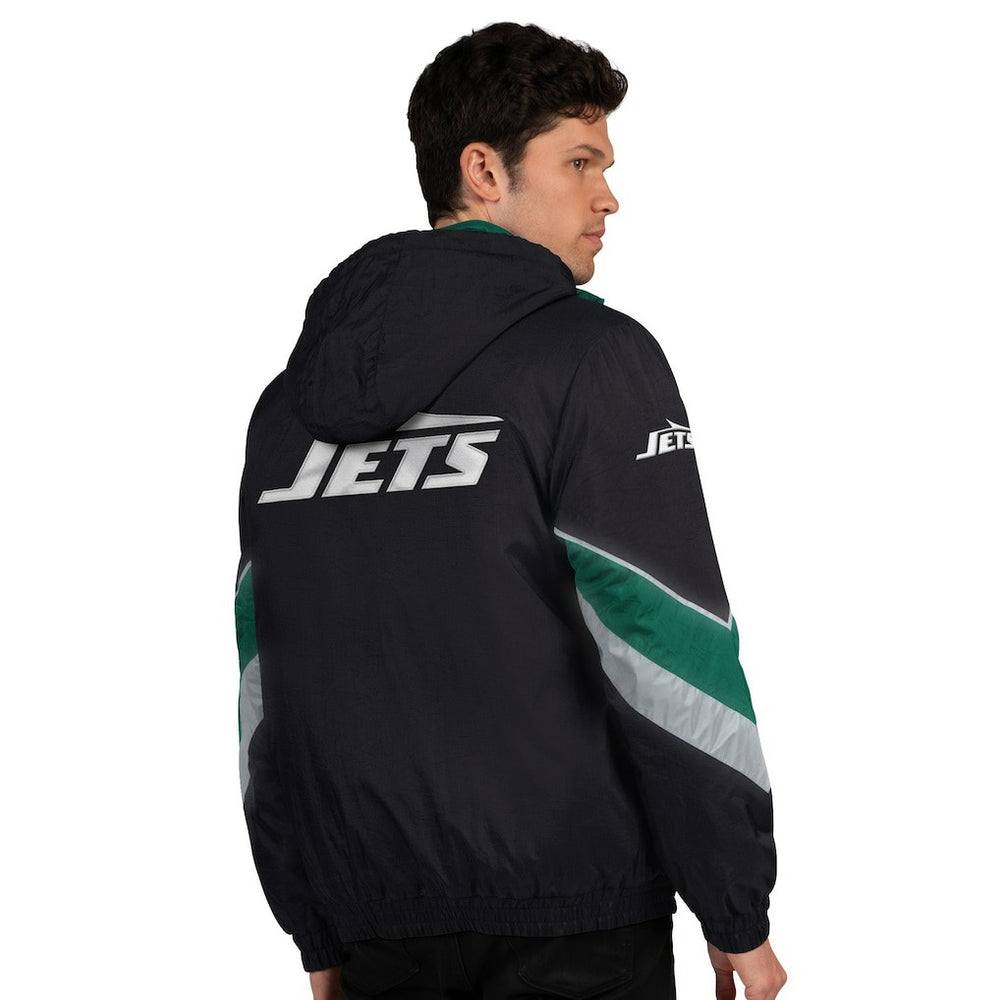 New York Jets Starter Thursday Night Gridiron Full-Zip Jacket Black/Green - NFL