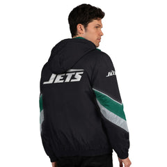 New York Jets Starter Thursday Night Gridiron Full-Zip Jacket Black/Green - NFL