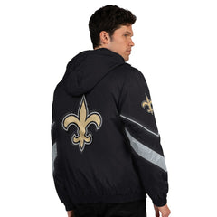 New Orleans Saints Starter Thursday Night Gridiron Full-Zip Jacket Black/Gold - NFL
