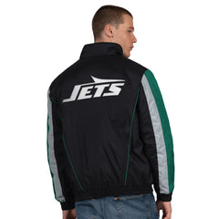 New York Jets Starter Thursday Night Gridiron Half-Zip Jacket Black - NFL