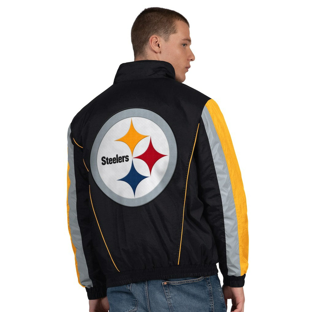 Pittsburgh Steelers Starter Thursday Night Gridiron Half-Zip Jacket Black - NFL