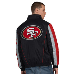 San Francisco 49ers Starter Thursday Night Gridiron Half-Zip Jacket Black - NFL