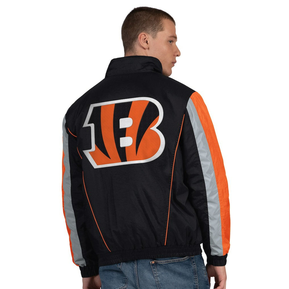 Cincinnati Bengals Starter Thursday Night Gridiron Half-Zip Jacket Black - NFL