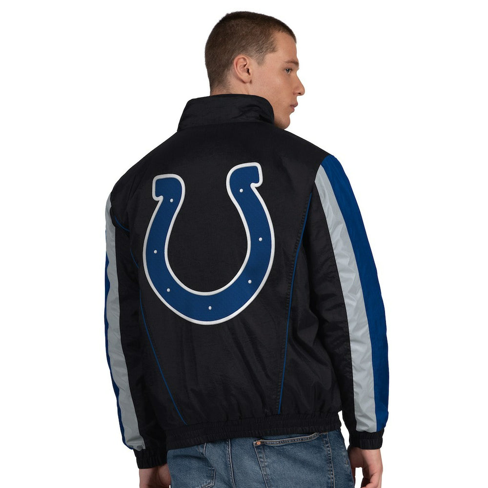 Indianapolis Colts Starter Thursday Night Gridiron Half-Zip Jacket Black - NFL