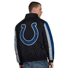 Indianapolis Colts Starter Thursday Night Gridiron Half-Zip Jacket Black - NFL