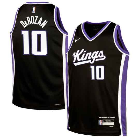 DeMar DeRozan Sacramento Kings Youth Swingman Jersey - Icon Edition - Black | NBA Jerseys