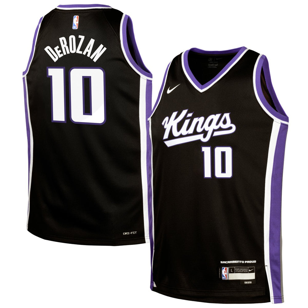 Nike - DeMar DeRozan Sacramento Kings Youth Swingman Jersey - Icon Edition - Black