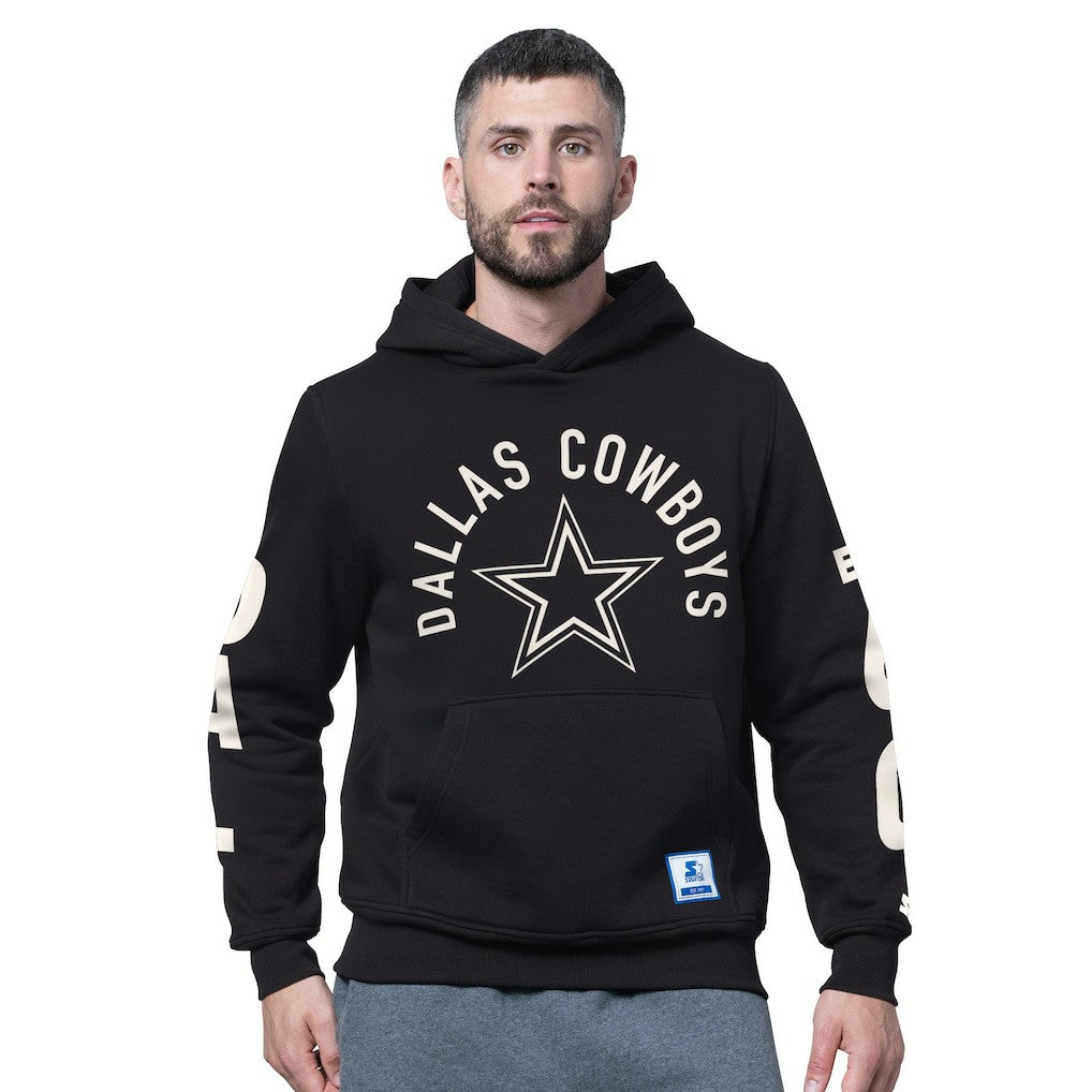 Dallas Cowboys Starter Handoff Fleece Hoodie Sweatshirt Black - NFL