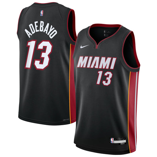 Bam Adebayo Miami Heat Youth Swingman Jersey - Icon Edition - Black | NBA Jerseys