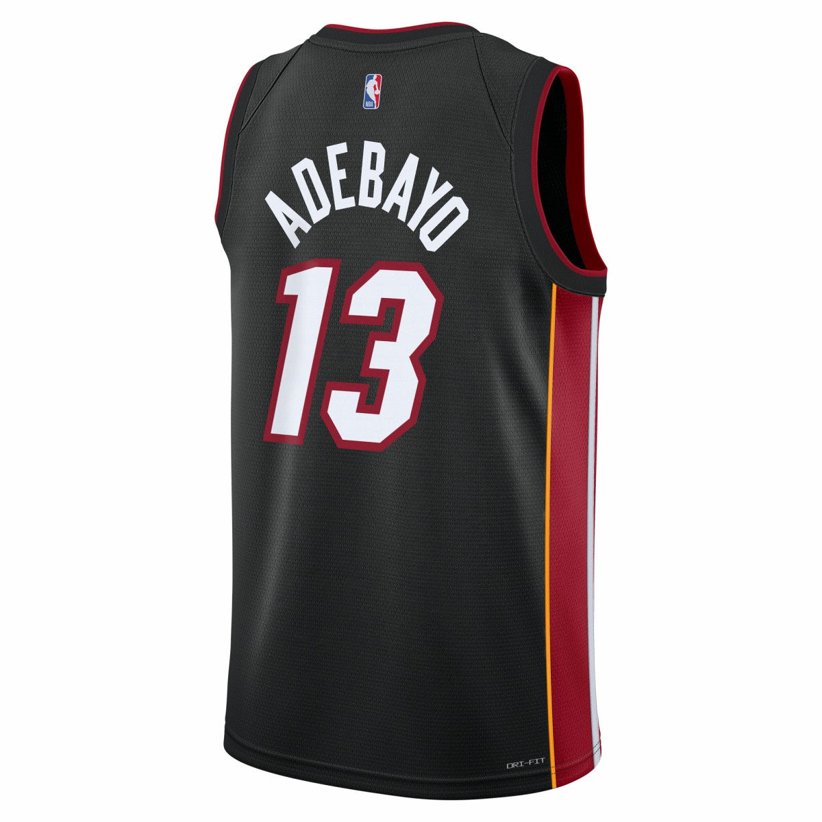 Nike - Bam Adebayo Miami Heat Youth Swingman Jersey - Icon Edition - Black