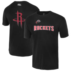NBA - Houston Rockets FISLL Unisex Oversize Logo T-Shirt - Black