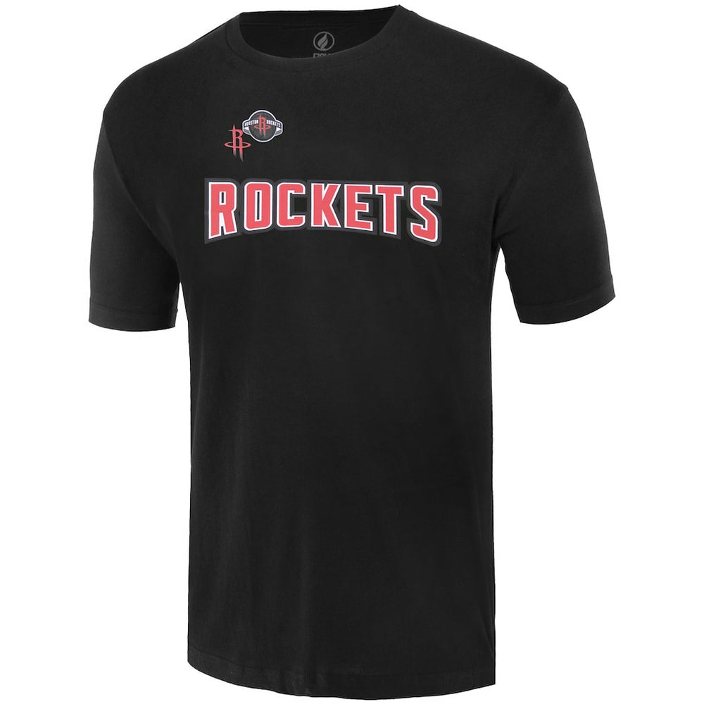 NBA - Houston Rockets FISLL Unisex Oversize Logo T-Shirt - Black