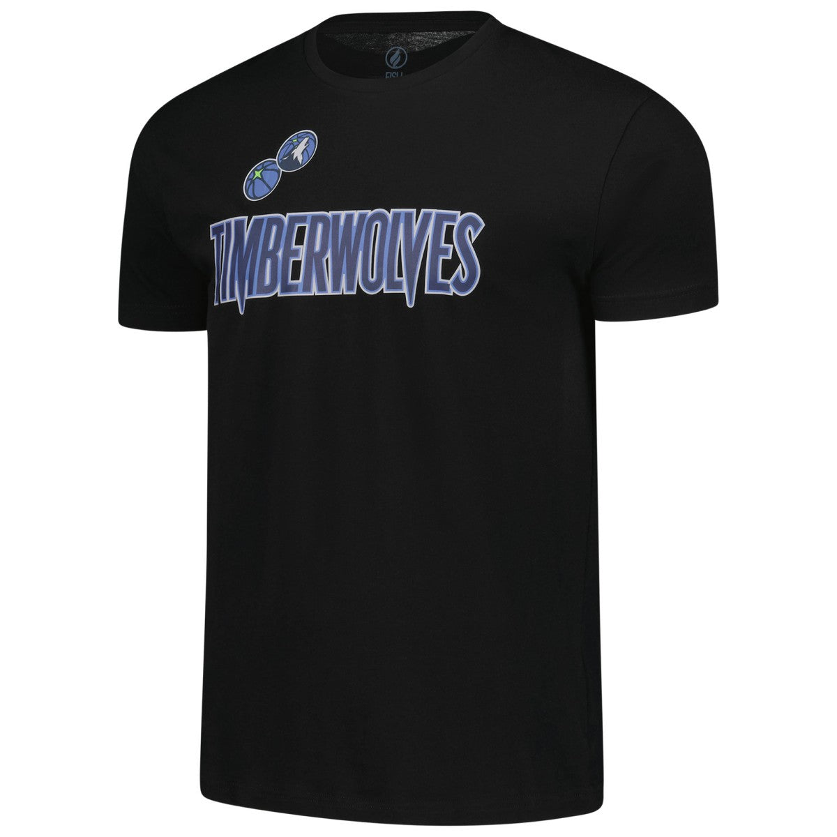 NBA - Minnesota Timberwolves FISLL Unisex Oversize Logo T-Shirt - Black