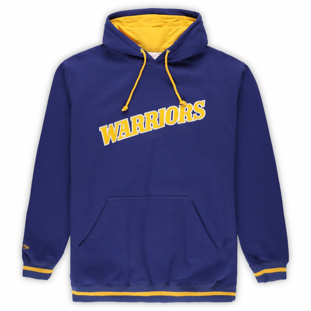 Mitchell & Ness - Golden State Warriors Hardwood Classics Big & Tall Hoodie - Royal