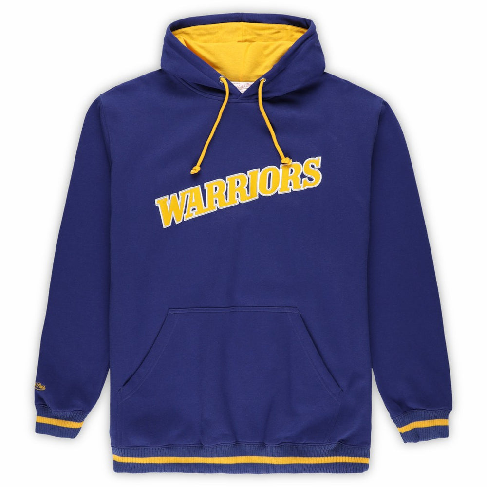 Mitchell & Ness - Golden State Warriors Hardwood Classics Big & Tall Hoodie - Royal