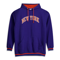 Mitchell & Ness - New York Knicks Hardwood Classics Big & Tall Hoodie - Blue