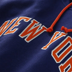Mitchell & Ness - New York Knicks Hardwood Classics Big & Tall Hoodie - Blue