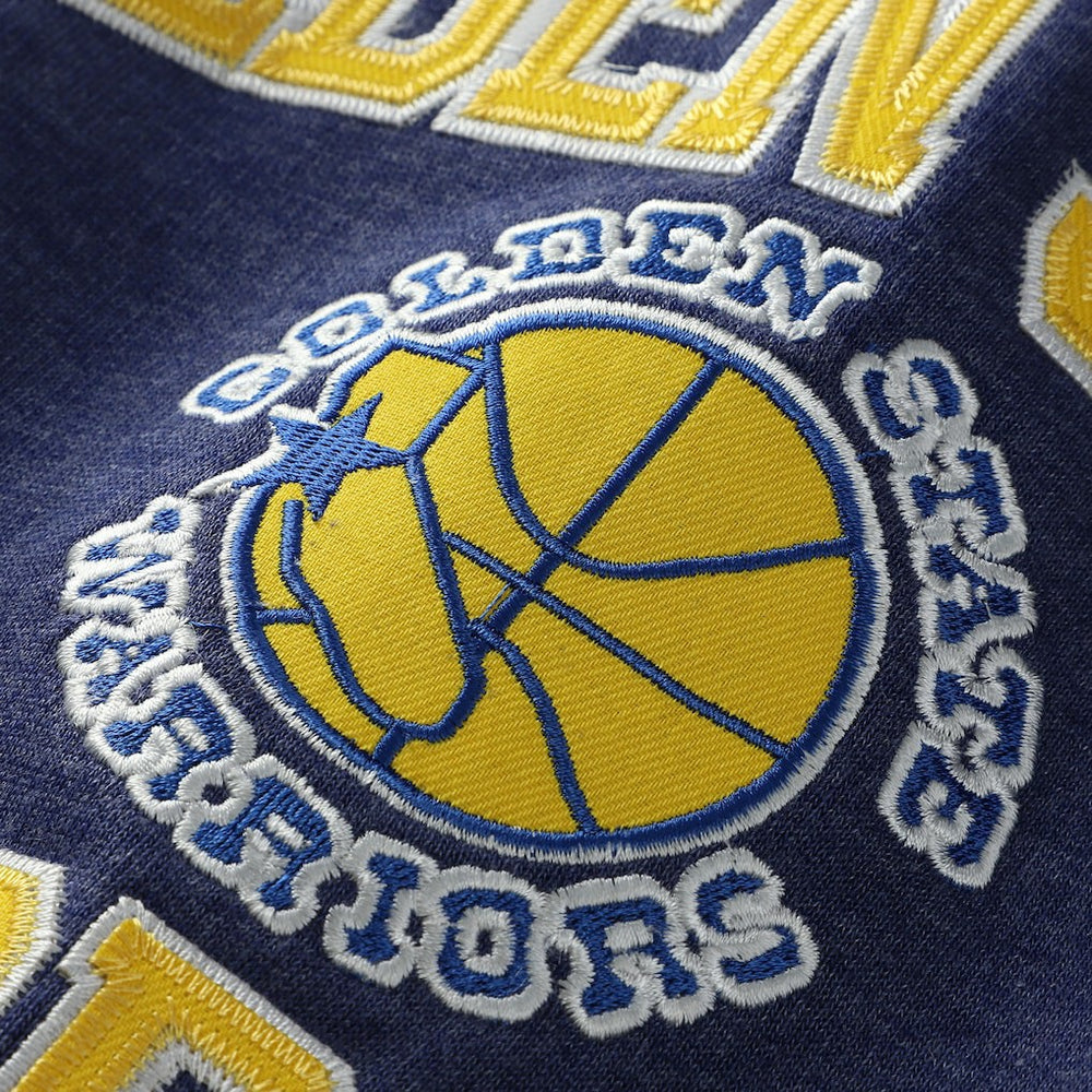 Mitchell & Ness - Golden State Warriors Hardwood Classics Big & Tall Crewneck Sweatshirt - Heather Royal