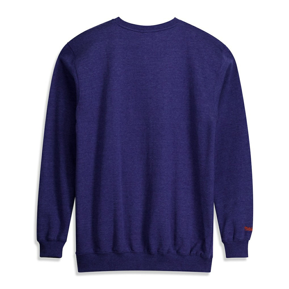 Mitchell & Ness - New York Knicks Hardwood Classics Big & Tall Crewneck Sweatshirt - Heather Blue