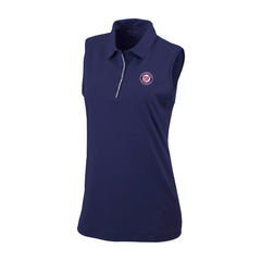 Washington Nationals Columbia Women's Tend The Ball Sleeveless Polo for sale