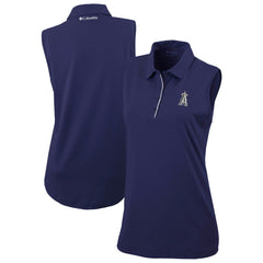 Los Angeles Angels Columbia Women's Tend The Ball Sleeveless Polo discount