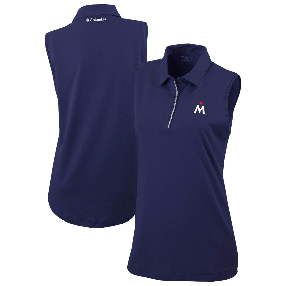 Minnesota Twins Columbia Women's Tend The Ball Sleeveless Polo Lifestyle