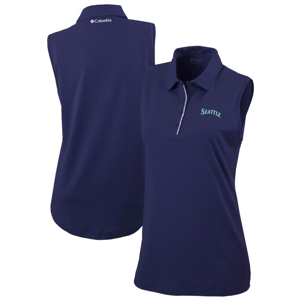 Seattle Mariners Columbia Women's Tend The Ball Sleeveless Polo Lifestyle