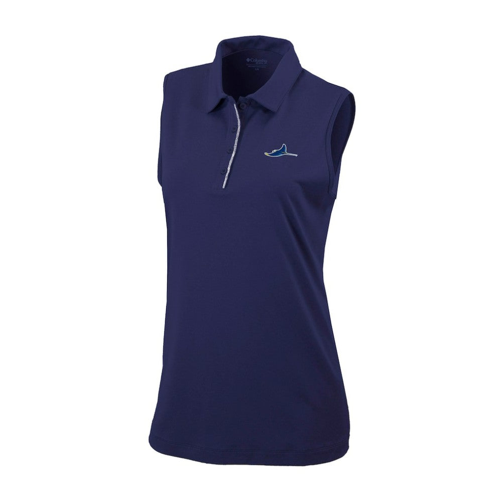 Tampa Bay Rays Columbia Women's Tend The Ball Sleeveless Polo Near Me