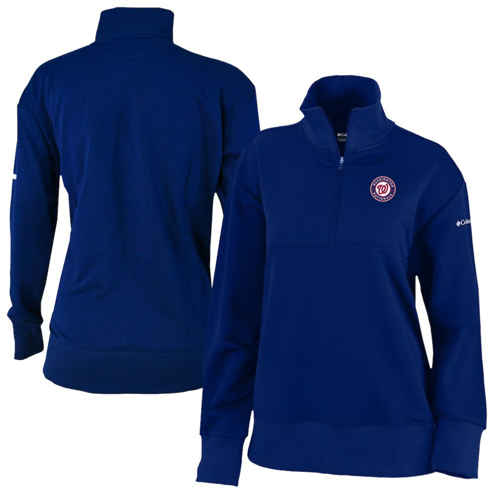 Washington Nationals Columbia Women's Birchwood Hills Quarter-Zip Pullover Lifestyle