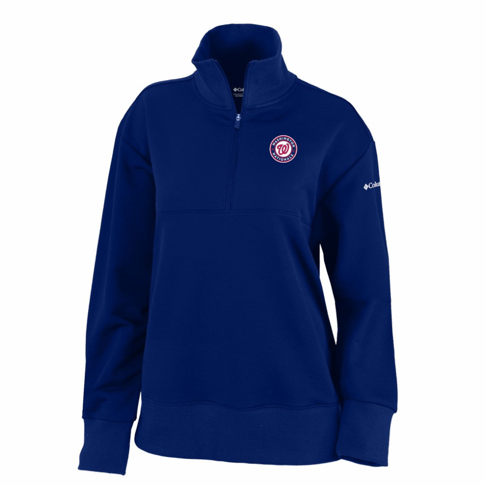 Washington Nationals Columbia Women's Birchwood Hills Quarter-Zip Pullover Lifestyle