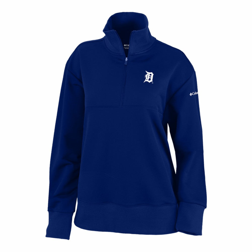Detroit Tigers Columbia Women's Birchwood Hills Quarter-Zip Pullover for sale