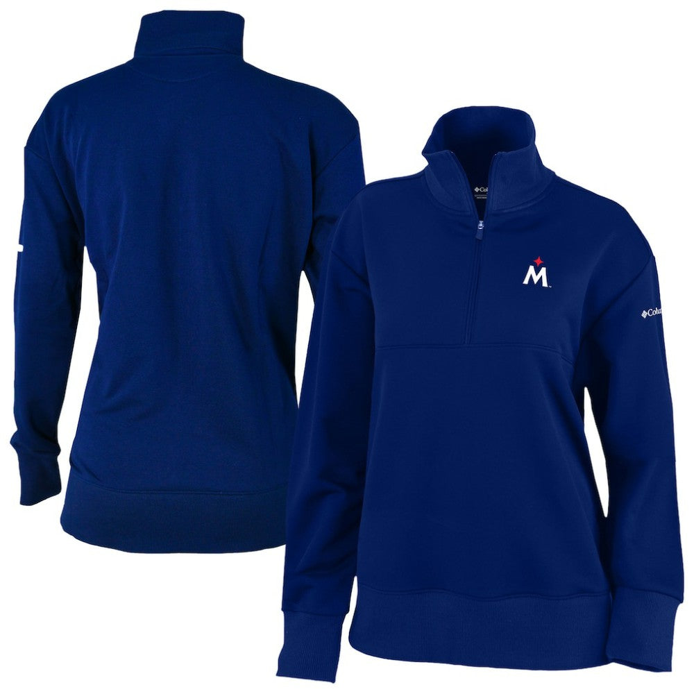 Minnesota Twins Columbia Women's Birchwood Hills Quarter-Zip Pullover Clearance