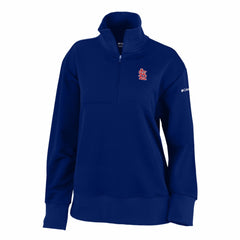 St. Louis Cardinals Columbia Women's Birchwood Hills Quarter-Zip Pullover Clearance