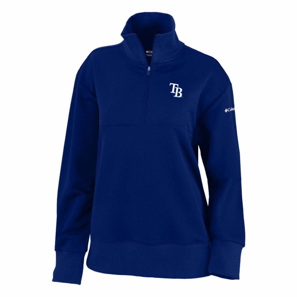Tampa Bay Rays Columbia Women's Birchwood Hills Quarter-Zip Pullover discount