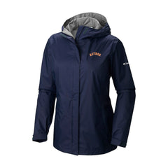 Houston Astros Columbia Women's Arcadia II Omni-Tech Full-Zip Hoodie Rain Jacket Near Me