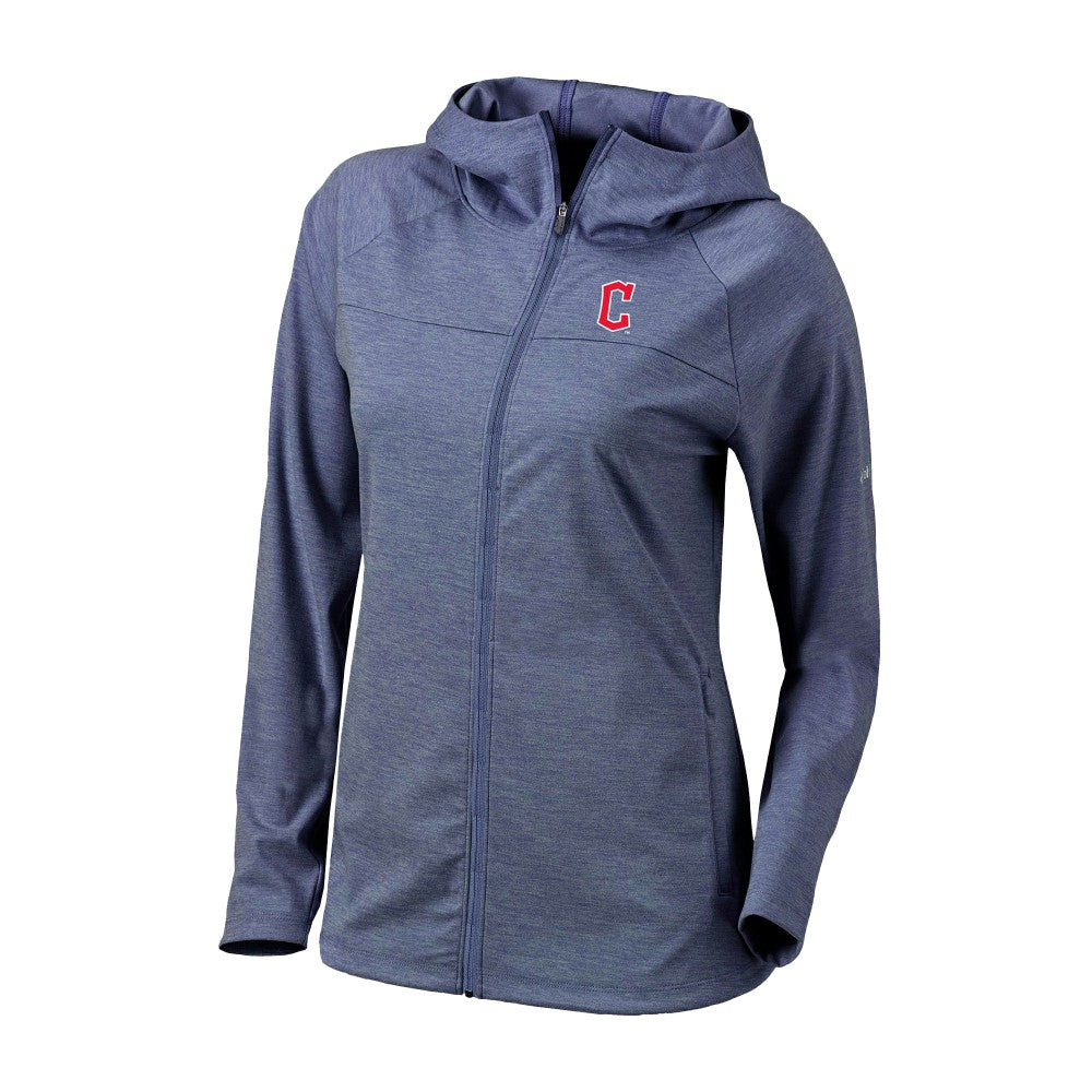 Cleveland Guardians Columbia Women's Half Shot Full-Zip Hoodie Lifestyle
