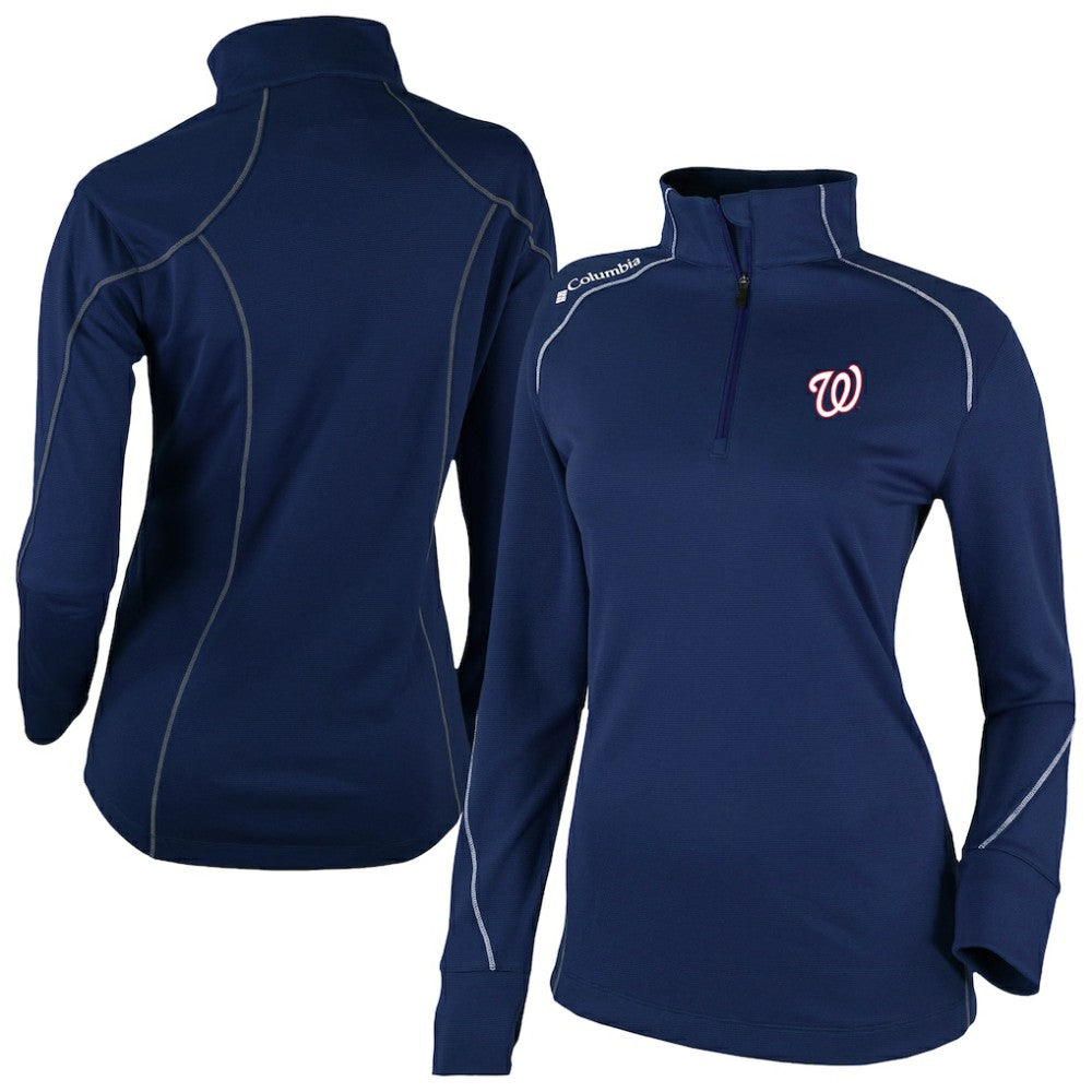 Washington Nationals Columbia Women's Shotgun 2.0 Quarter-Zip Pullover Sale