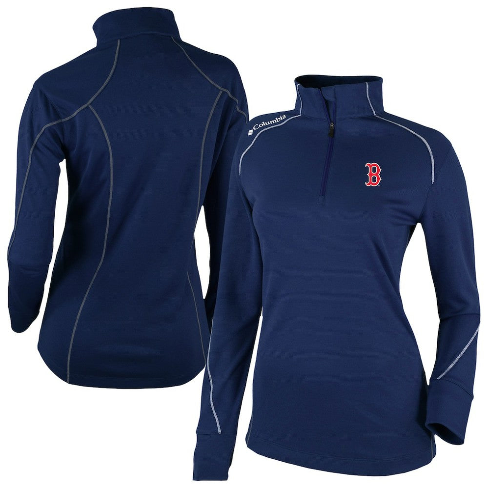 Boston Red Sox Columbia Women's Shotgun 2.0 Quarter-Zip Pullover Sale