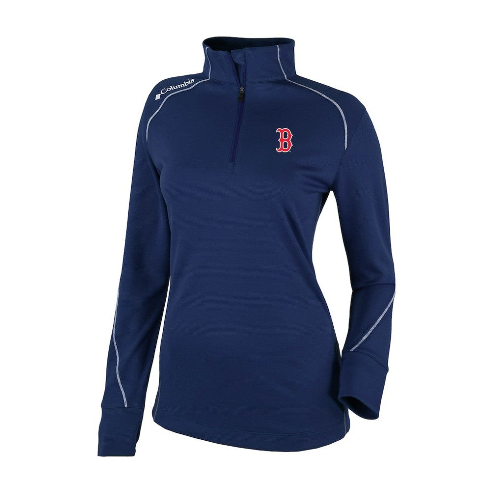 Boston Red Sox Columbia Women's Shotgun 2.0 Quarter-Zip Pullover Sale