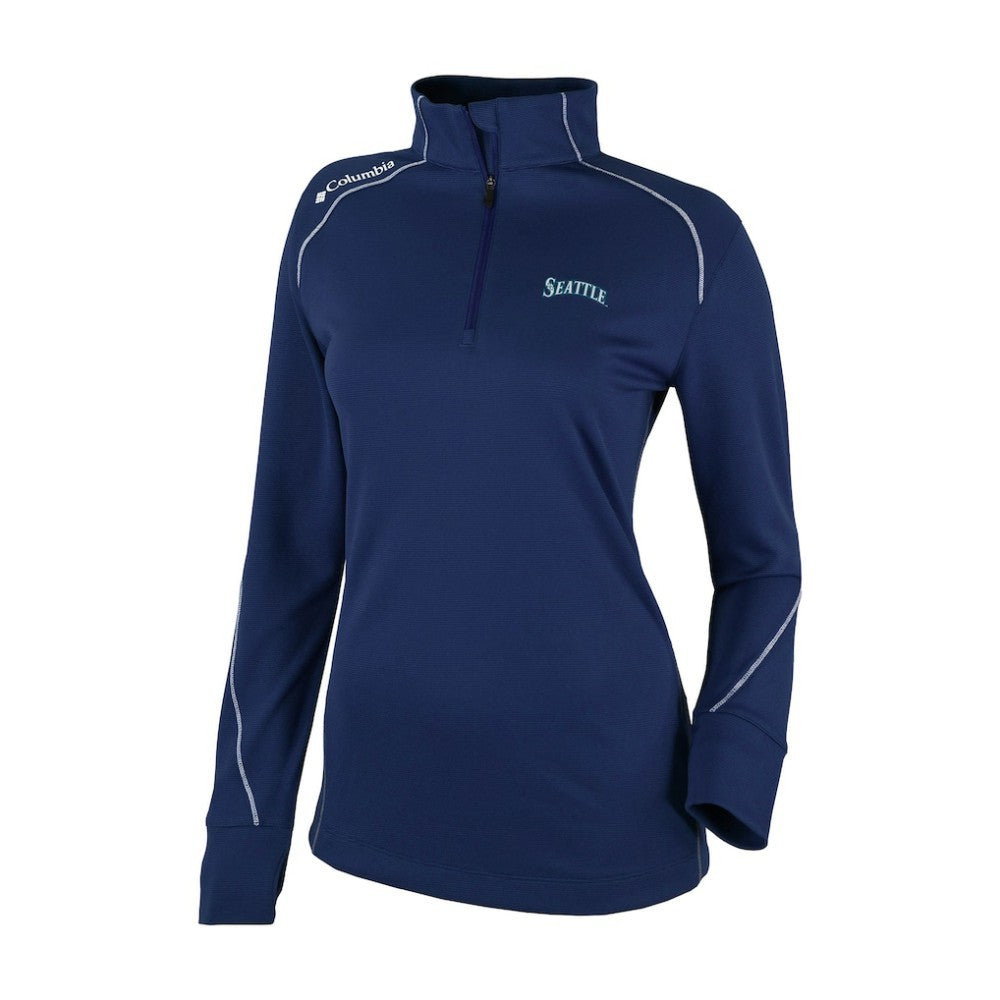Seattle Mariners Columbia Women's Shotgun 2.0 Quarter-Zip Pullover On Sale