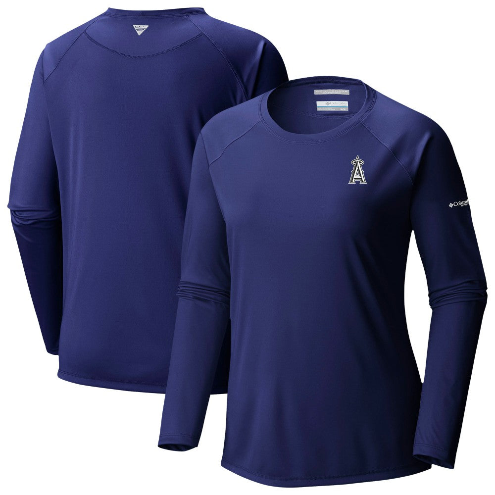 Los Angeles Angels Columbia Tidal Tee II Long Sleeve T-Shirt Clearance