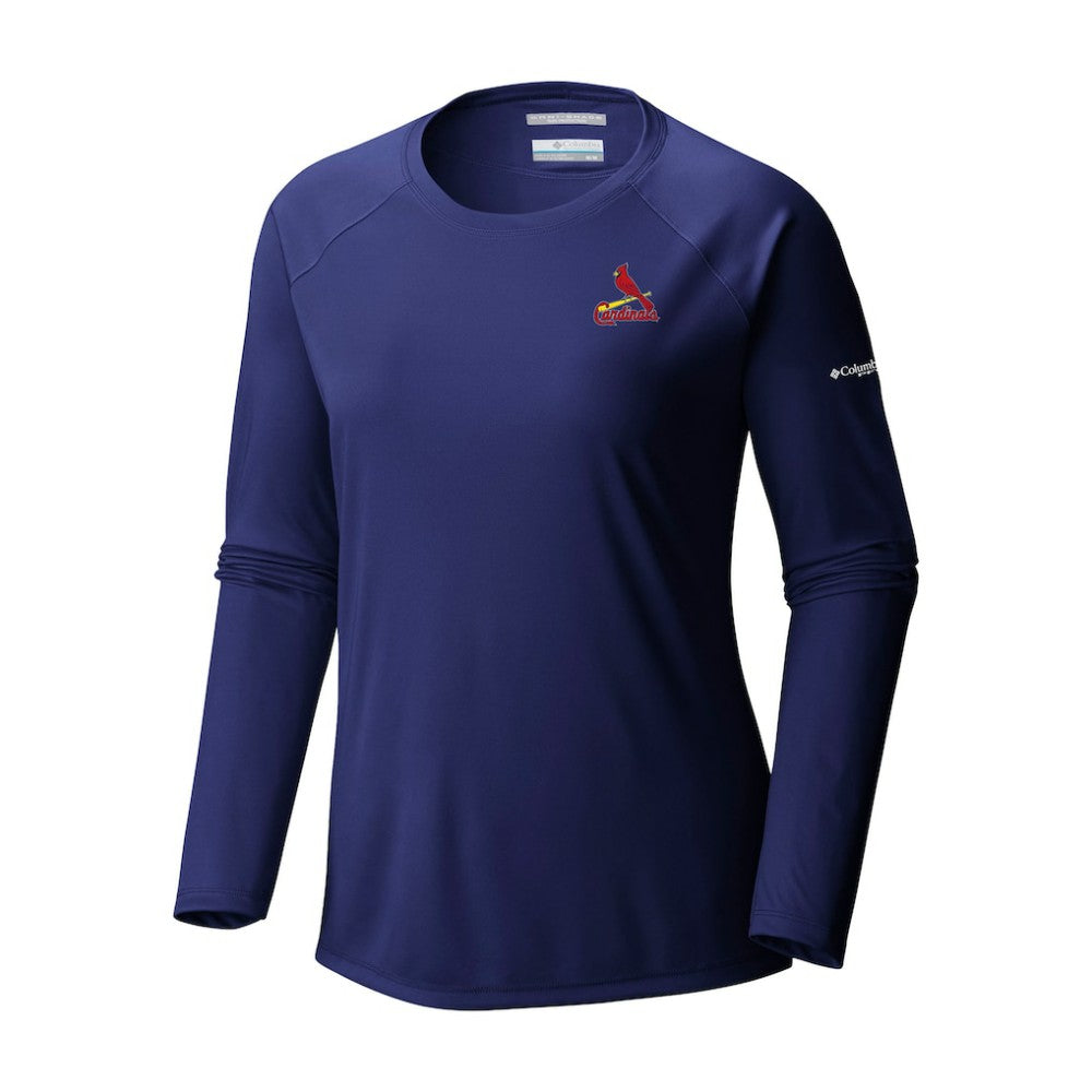 St. Louis Cardinals Columbia Tidal Tee II Long Sleeve T-Shirt Clearance