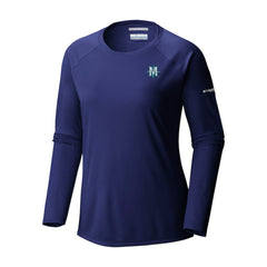 Seattle Mariners Columbia Tidal Tee II Long Sleeve T-Shirt On Sale