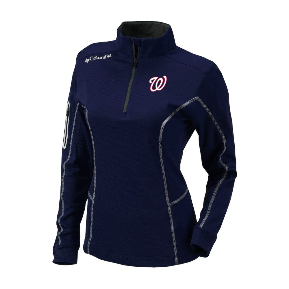 Washington Nationals Columbia Shotgun Quarter-Zip Top Online