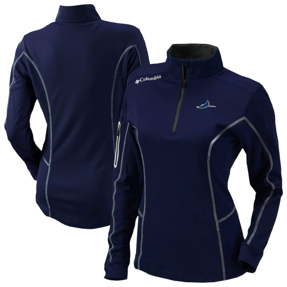 Tampa Bay Rays Columbia Shotgun Quarter-Zip Top On Sale