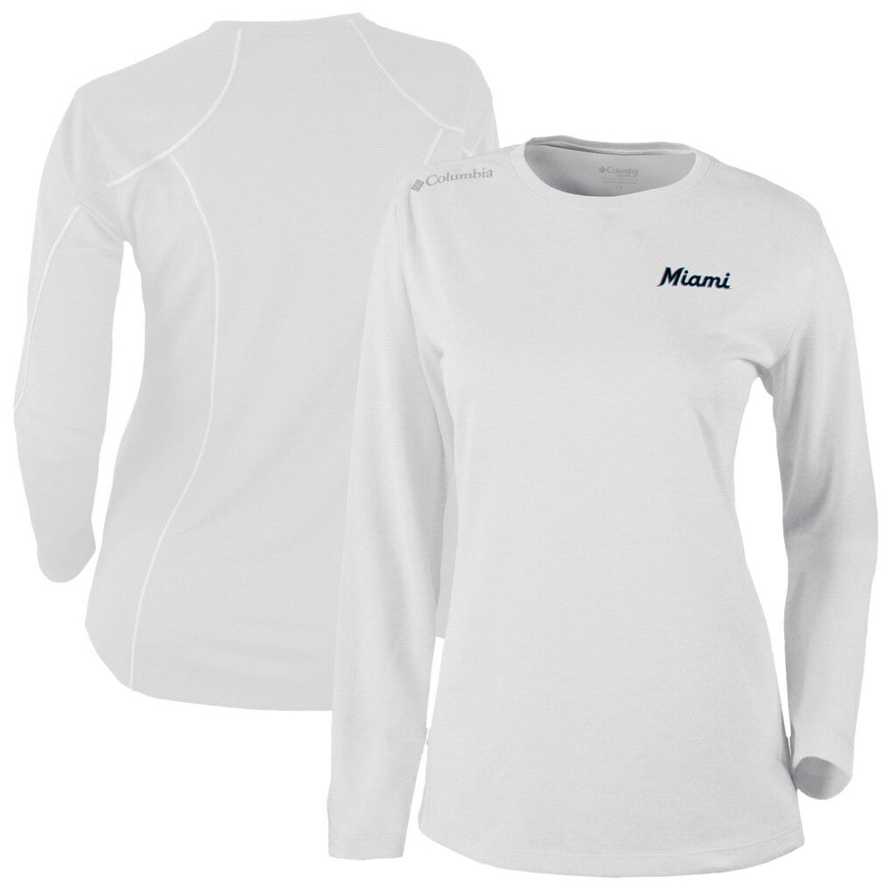 Miami Marlins Columbia Shotgun Long Sleeve T-Shirt Lifestyle