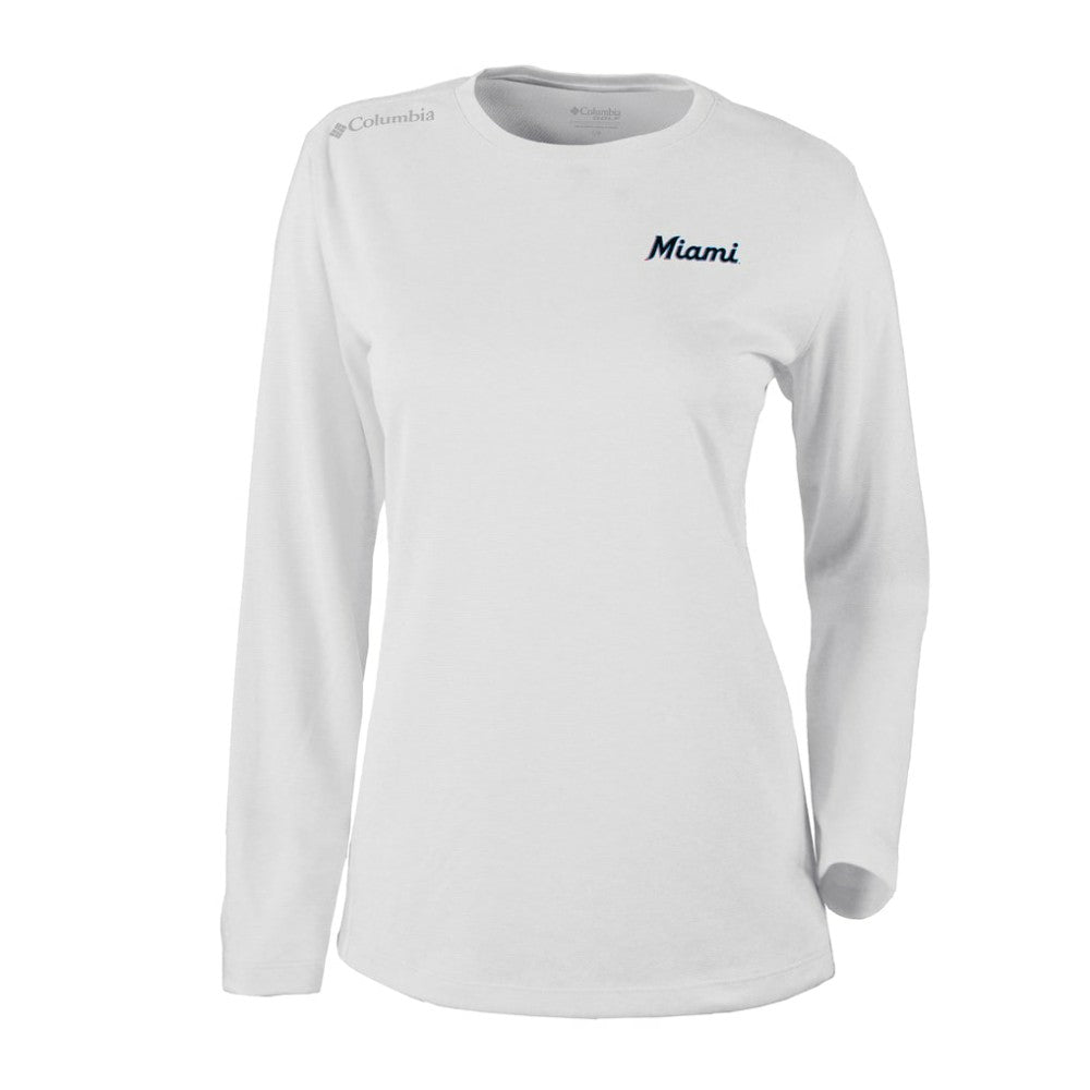 Miami Marlins Columbia Shotgun Long Sleeve T-Shirt Lifestyle