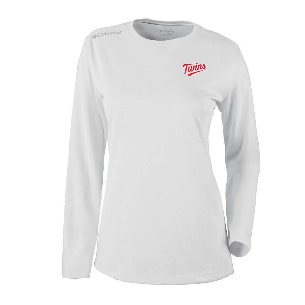 Minnesota Twins Columbia Shotgun Long Sleeve T-Shirt Clearance