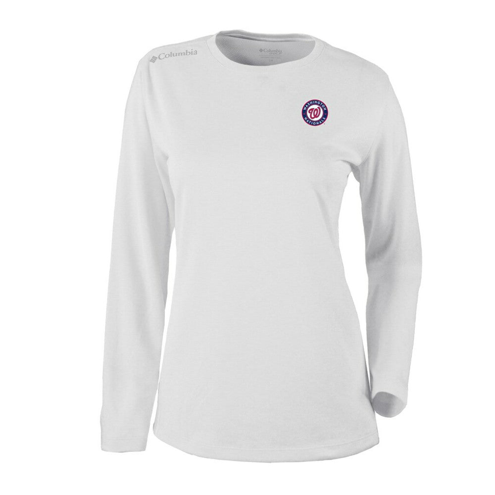 Washington Nationals Columbia Shotgun Long Sleeve T-Shirt Clearance